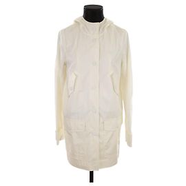 Lacoste Baumwollwindbreaker Weiß