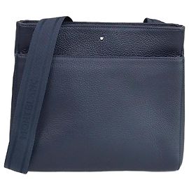 Borsa a tracolla Montblanc blu navy Blu