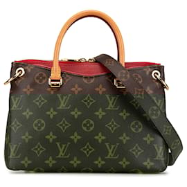 Louis Vuitton-Brown Louis Vuitton Monogram Pallas BB Satchel-Brown