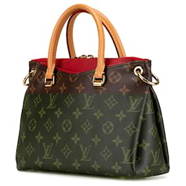 Louis Vuitton-Brown Louis Vuitton Monogram Pallas BB Satchel-Brown
