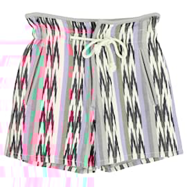 Isabel Marant-Isabel Marant Étoile Inima Ikat Jacquard Shorts in Pink Cotton-Multiple colors