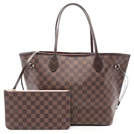 Louis Vuitton-Louis Vuitton Damier Neverfull MM Tote Bag N40598-Brown