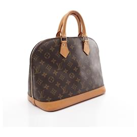 Louis Vuitton-Louis Vuitton Alma PM Handbag Monogram Brown-Brown