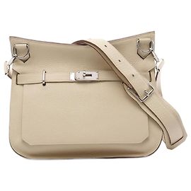 Hermès Hermes Jypsiere 34 Shoulder Bag Ivory White