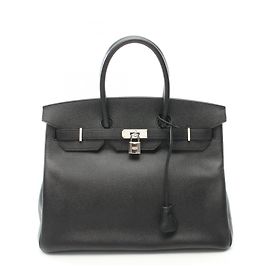 Hermès Hermes Birkin 35 Handbag Black Black