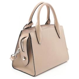 Prada-Prada Saffiano Cuir Leather Handbag 1BA269-Beige