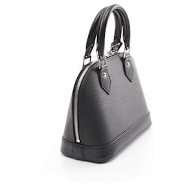 Louis Vuitton-Louis Vuitton Alma BB Leather Handbag M59217-Black