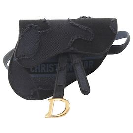 Dior Canvas Saddle Waist Bag S5632CWAH Blue