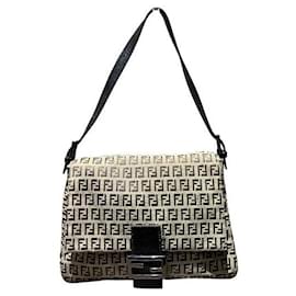 Fendi-Fendi Zucchino Mamma Bucket Bag 8BR001-Brown