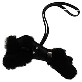 Hermès-Hermes Buddy Charm Keychain So Black Silver-Black