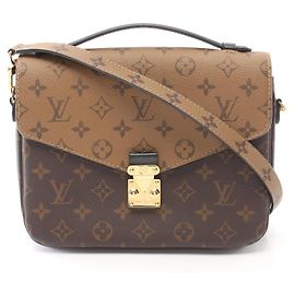 Louis Vuitton Pochette Metis MM Handbag M44876 Brown