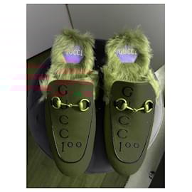 Gucci-Chinelo Princetown-Vermelho