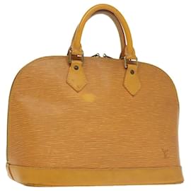 Louis Vuitton-LOUIS VUITTON Epi Alma Hand Bag Yellow M52149 LV Auth 102565-Yellow