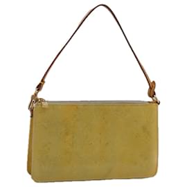 Louis Vuitton-LOUIS VUITTON Monogram Vernis Lexington Accessory Pouch Gris M91056 Auth 102839-Grey