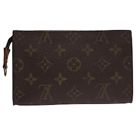 Louis Vuitton-LOUIS VUITTON Monogram Bucket PM Accessory Pouch LV Auth 103780-Monogram
