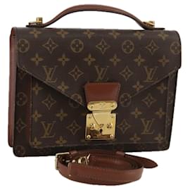 Louis Vuitton-LOUIS VUITTON Monogram Monceau 26 Shoulder Bag M51187 LV Auth 103885-Monogram