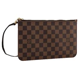 Louis Vuitton-LOUIS VUITTON Damier Ebene Neverfull MM Pouch Accessory Pouch LV Auth 103753-Other