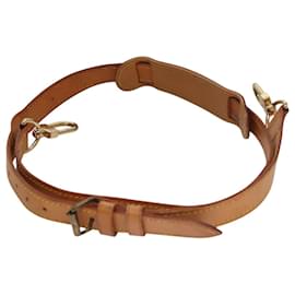 Louis Vuitton-LOUIS VUITTON Adjustable Shoulder Strap Leather 36.2""-44.1"" Beige Auth 103607-Beige
