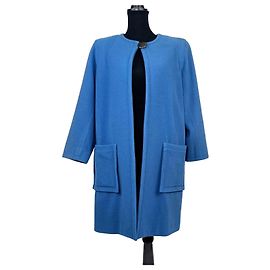 Yves Saint Laurent Vintage YSL blauer Mantel 1992 Blau
