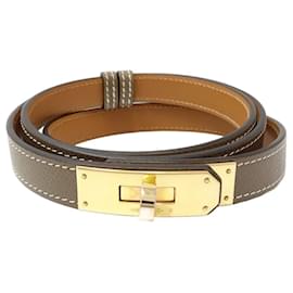 Hermès-Hermes Kelly B Stamped Epsom Leather Belt-Other