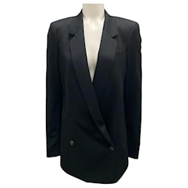 Helmut Lang Black Smoking Wool Jacket Black