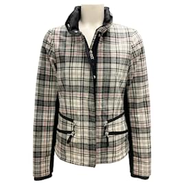 Bogner FIRE+ICE Grey Multi Plaid Jacket Grey