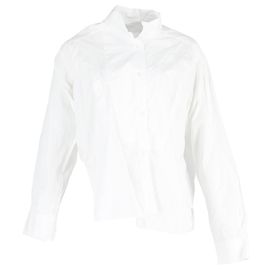 Camisa de manga larga con botones Loewe en algodón blanco Blanco
