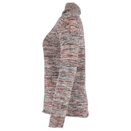 Chloé- Chloé Knitted Turtleneck Sweater in Multicolor Cashmere-Multiple colors