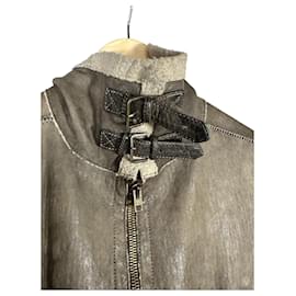 Autre Marque-Jackets-Brown,Grey