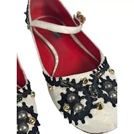 Dolce & Gabbana-Ballet flats-Cream