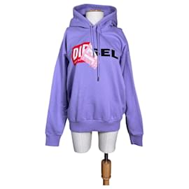 Moletom Diesel Roxo com Logo Algodão Roxo