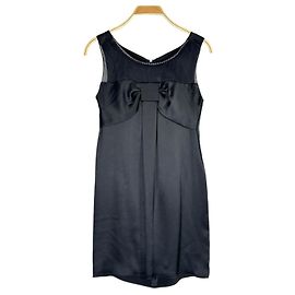 Dolce & Gabbana Robe en soie noire Noir