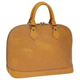 Louis Vuitton-LOUIS VUITTON Epi Alma Hand Bag Yellow M52149 LV Auth 102965-Yellow