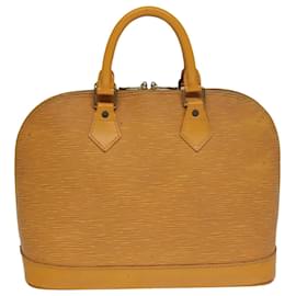 Louis Vuitton-LOUIS VUITTON Epi Alma Hand Bag Yellow M52149 LV Auth 102965-Yellow