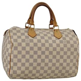 Louis Vuitton-LOUIS VUITTON Damier Azur Speedy 30 Hand Bag N41533 LV Auth 103111-Other