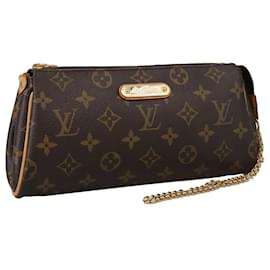 Louis Vuitton-LOUIS VUITTON Monogram Eva Shoulder Bag M95567 LV Auth 40679-Monogram