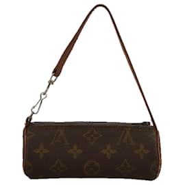 Louis Vuitton-LOUIS VUITTON Monogram Papillon Pouch Vintage LV Auth 102770-Monogram