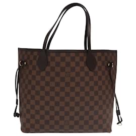 Louis Vuitton-LOUIS VUITTON Damier Ebene Neverfull MM Tote Bag N51105 LV Auth 97314A-Other