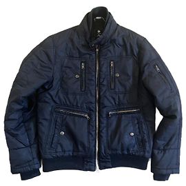 Fay Men Coats Outerwear Dark blue