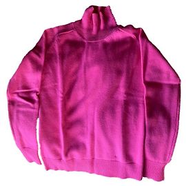 Victoria Beckham Rollkragenpullover aus Kaschmir Rosa Pink