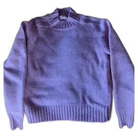 Autre Marque Celine Wollpullover Lila Lila