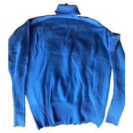 Victoria Beckham Rollkragenpullover aus Kaschmir Hellblau Hellblau