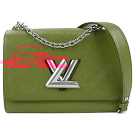 Louis Vuitton-Louis Vuitton Epi Leather Twist Shoulder Bag MM in Red M50523-Red