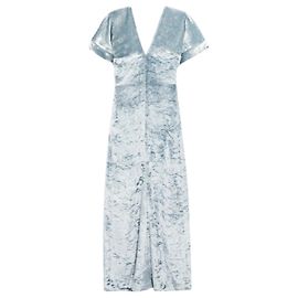 Sonia Rykiel Samtkleid in Blau Größe 36 Blau