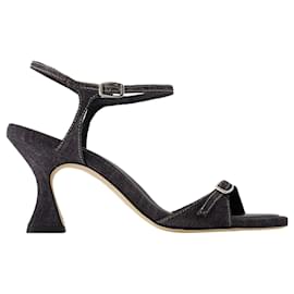 Autre Marque-Celeste Court shoes - Carel - Denim - Black-Black