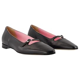 Autre Marque-Emilie Ballerinas - Carel - Leather - Black-Black