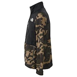 The North Face-The North Face x Mastermind Camouflage Zipped Denali Jacket in Brown Fleece-Brown