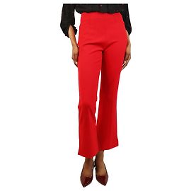 Roland Mouret Rote cropped Hose Größe UK 8 Rot