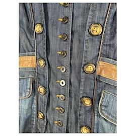 Dolce & Gabbana-Jackets-Blue,Camel