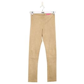 Manoush Leggings de camurça bege Bege